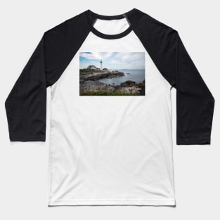 Portland Head Lighthouse Baseball T-Shirt